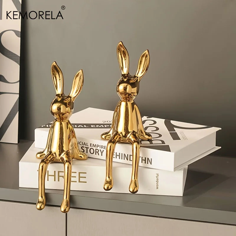 Luxury Long-Eared Rabbit Ornament