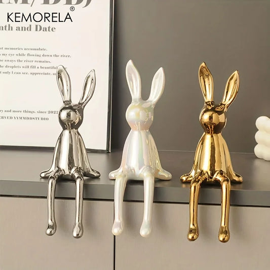 Luxury Long-Eared Rabbit Ornament