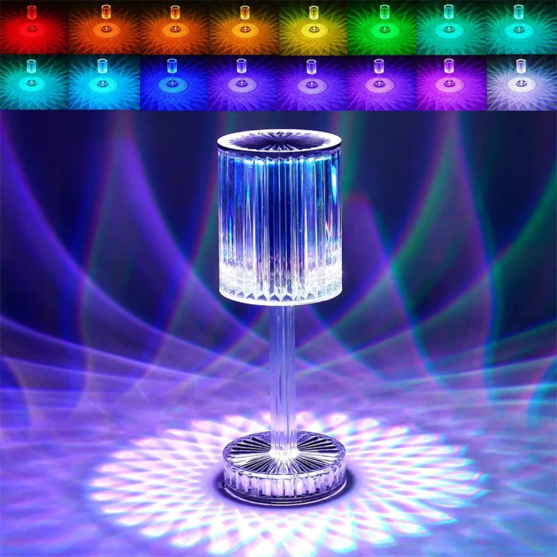 CrystalGlow LED Projection Lamp