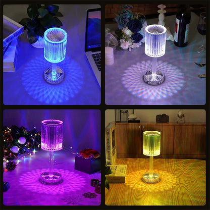 CrystalGlow LED Projection Lamp